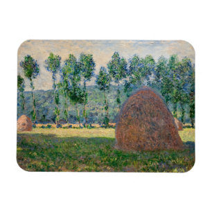 Claude Monet - Höstackar nära Giverny Magnet