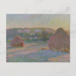 Claude Monet Höstackar (Slutet av sommaren) 1890 Vykort