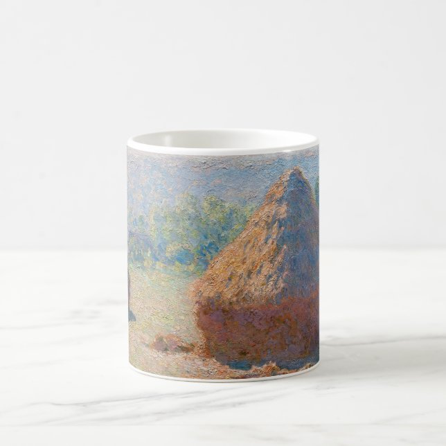 Claude Monet - Höstackar, slutet av sommaren Kaffemugg (Center)