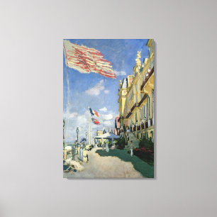 Claude Monet Hotel des Roches Noires Canvastryck