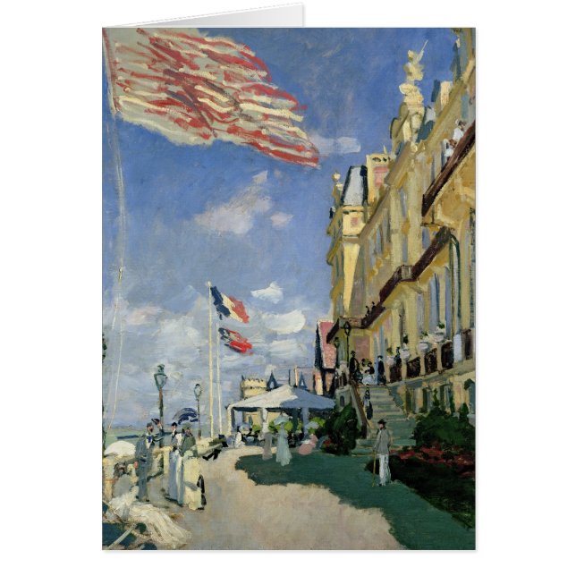Claude Monet | Hotel des Roches Noires Hälsningskort (Framsidan)
