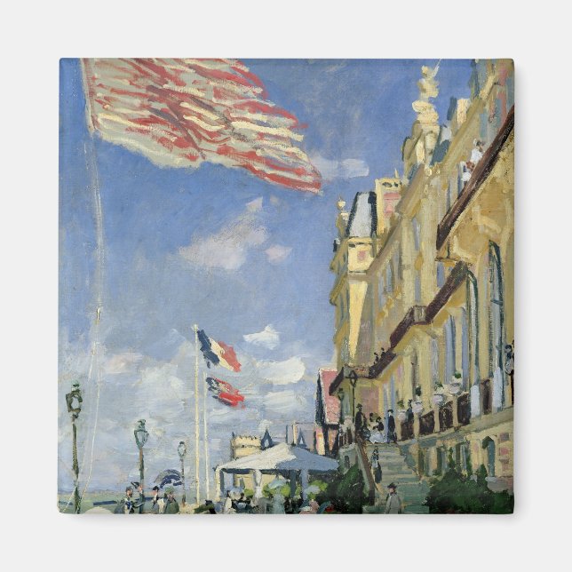 Claude Monet | Hotel des Roches Noires Magnet (Framsidan)