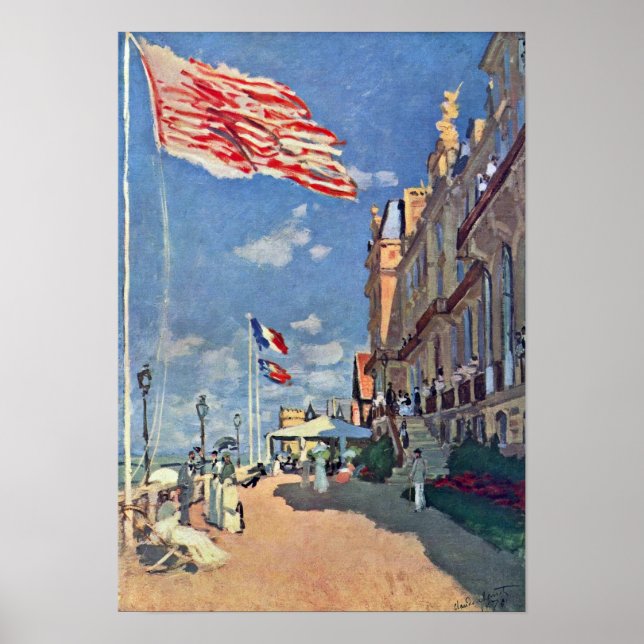 Claude Monet - Hotel des Roches Noires Poster (Framsidan)