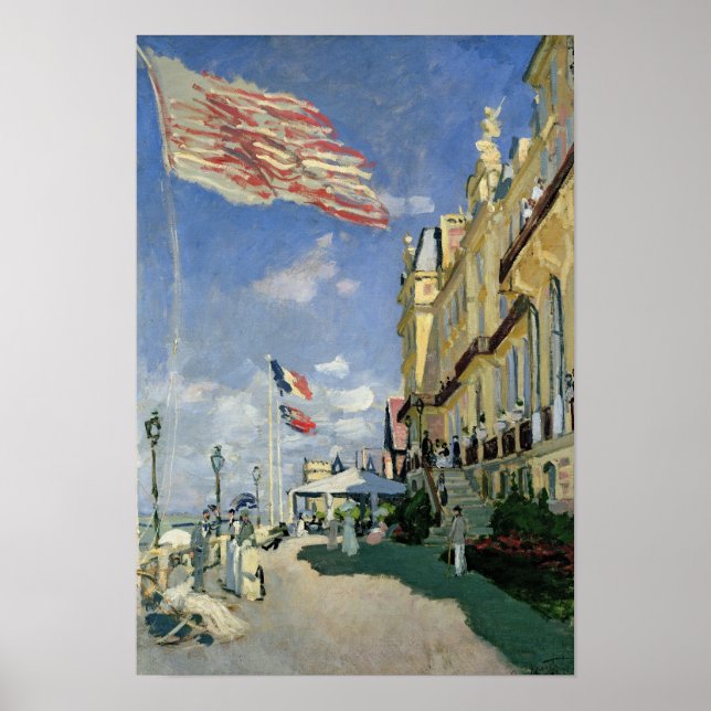 Claude Monet | Hotel des Roches Noires Poster (Framsidan)