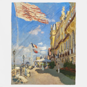 Claude Monet - Hotel des Roches Noires, Trouville Fleecefilt