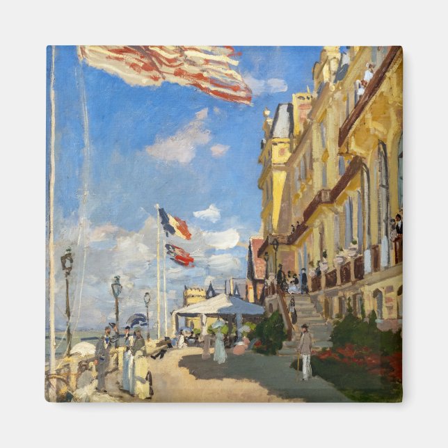 Claude Monet - Hotel des Roches Noires, Trouville Magnet (Framsidan)