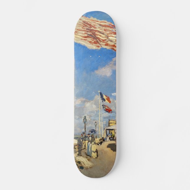 Claude Monet - Hotel des Roches Noires, Trouville Mini Skateboard Bräda 18,5 Cm (Framsida)