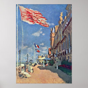 Claude Monet - hotelldesen Roches Noires Poster