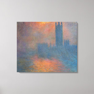Claude Monet - House of Parliament London Canvastryck