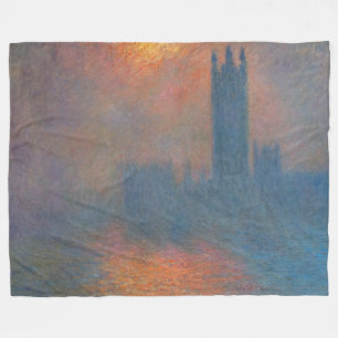 Claude Monet - House of Parliament London Fleecefilt