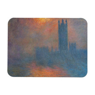 Claude Monet - House of Parliament London Magnet