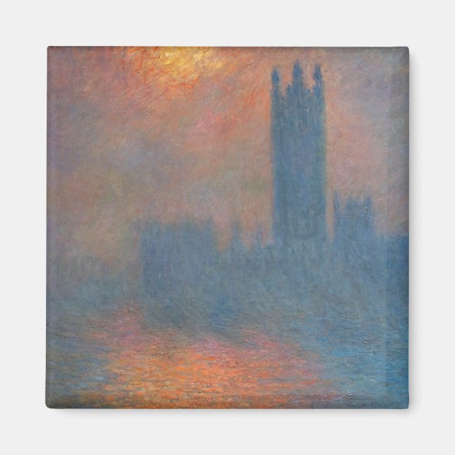 Claude Monet - House of Parliament London Magnet (Framsidan)