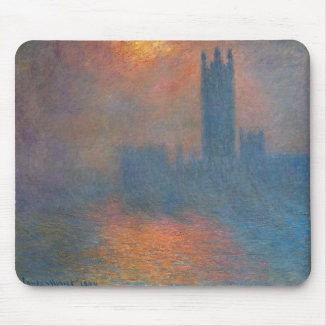 Claude Monet - House of Parliament London Musmatta (Framsidan)