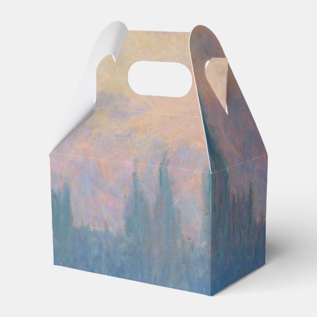 Claude Monet Houses från parlamentet Sunset Presentaskar (Framsidan Sidan)