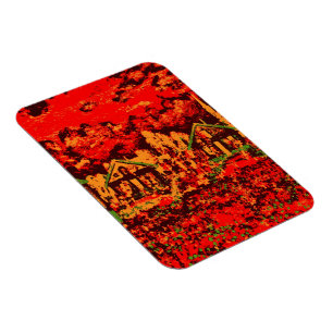 Claude Monet Houses i Argentina (modifierad) Magnet