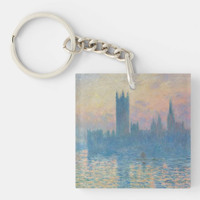 Claude Monet Houses of Parliament Solnedgång (Framsidan)