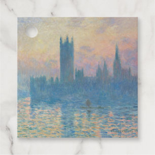Claude Monet Houses of Parliament Solnedgång Gåvor Etiketter