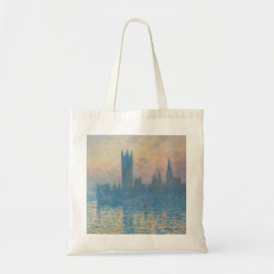 Claude Monet Houses of Parliament Solnedgång Tygkasse