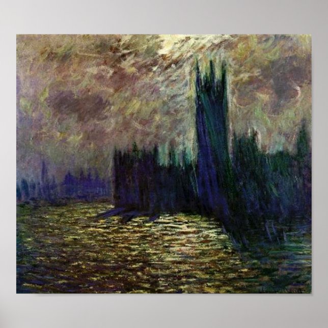 Claude Monet-Houses Poster (Framsidan)