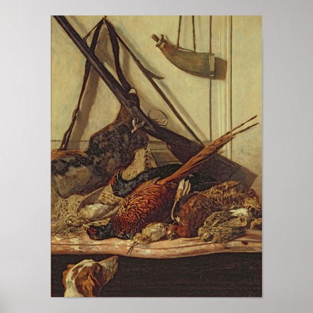 Claude Monet | Hunting Trophies, 1862 Poster (Framsidan)