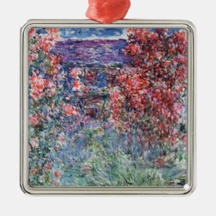 Claude Monet hus på Giverny under ro Julgransprydnad Metall
