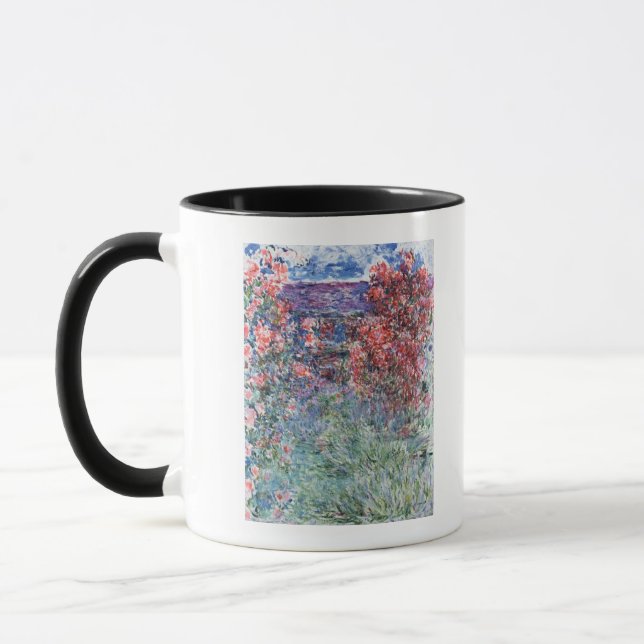 Claude Monet | hus på Giverny under ro Mugg (Vänster)
