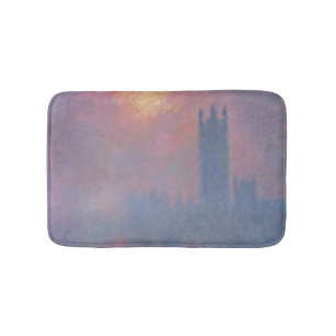 Claude Monet husen av parlamentet, London Badrumsmatta