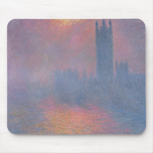 Claude Monet | husen av parlamentet, London Musmatta (Framsidan)