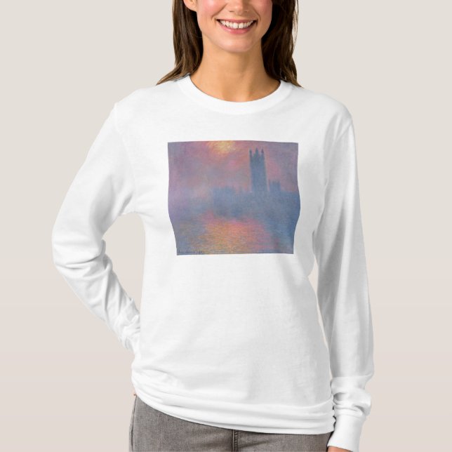 Claude Monet | husen av parlamentet, London T Shirt (Framsida)