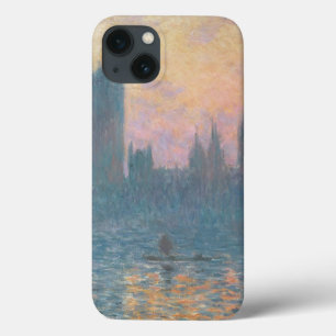 Claude Monet husen av parlamentet, solnedgång