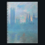 Claude Monet. Husen i parlamentet London. Blå Anteckningsbok<br><div class="desc">Claude Monet "House of Parliament,  London" bärbar dator.</div>