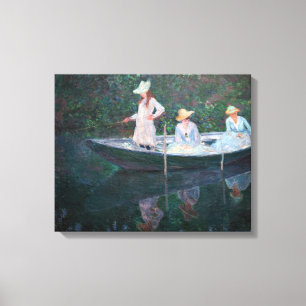 Claude Monet - I den norska båten Canvastryck