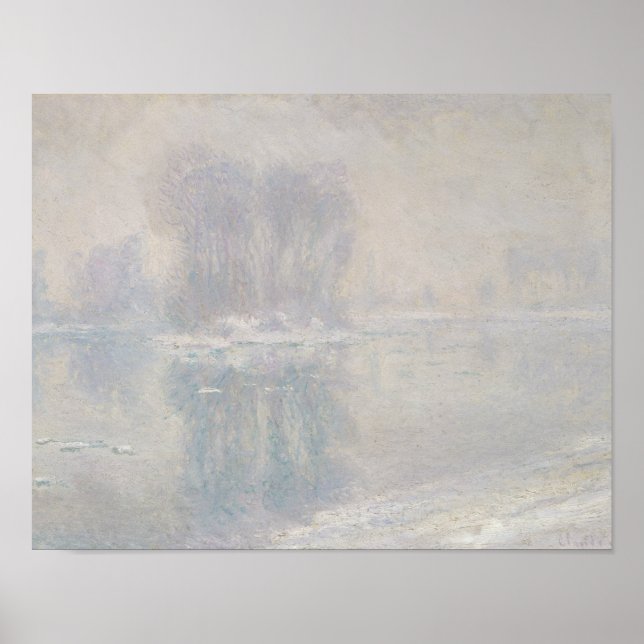 Claude Monet - Ice Floes Poster (Framsidan)