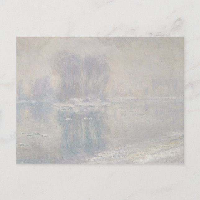 Claude Monet - Ice Floes Vykort (Framsida)