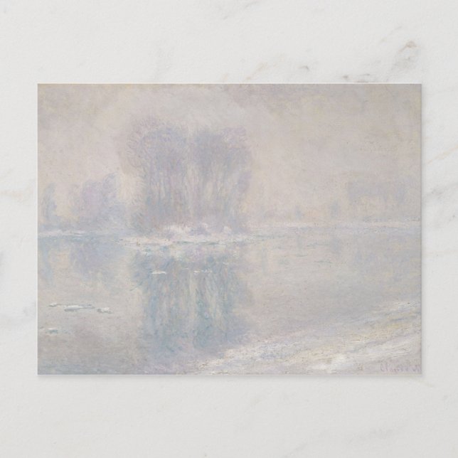Claude Monet | Ice Floes Vykort (Framsida)