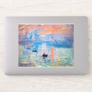 Claude Monet - Impression, Soluppgång Klistermärken