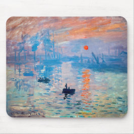 Claude Monet - Impression, Soluppgång Musmatta