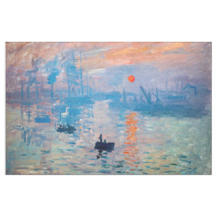 Claude Monet - Impression, Soluppgång Tyg