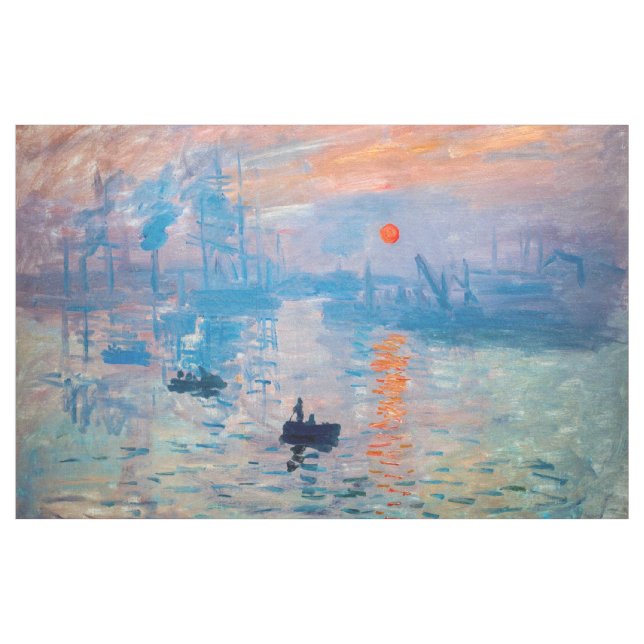 Claude Monet - Impression, Soluppgång Tyg (Yard)