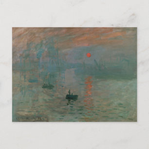 Claude Monet - Impression, Soluppgång Vykort