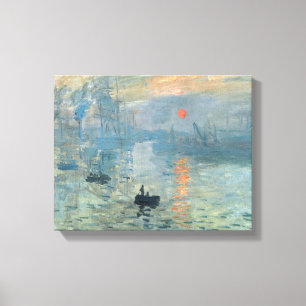 Claude Monet Impression Sunrise Canvastryck