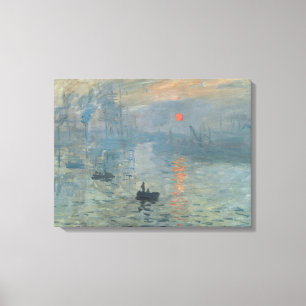 Claude Monet Impression Sunrise Soleil Levant Canvastryck