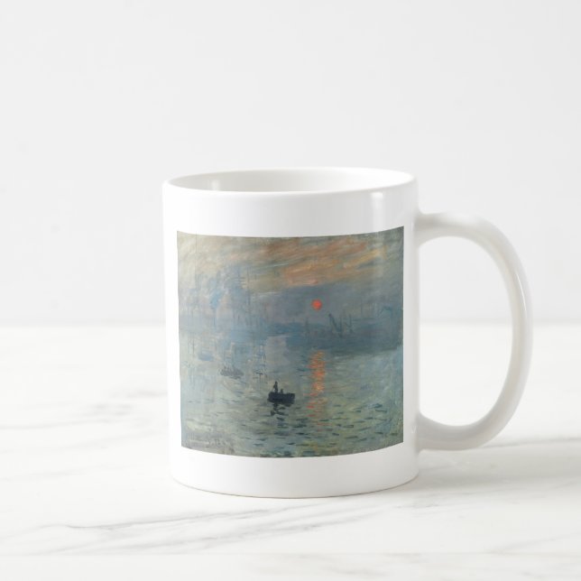 Claude Monet Impression Sunrise Soleil Levant Kaffemugg (Höger)
