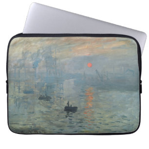 Claude Monet Impression Sunrise Soleil Levant Laptop Fodral