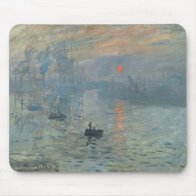 Claude Monet Impression Sunrise Soleil Levant Musmatta (Framsidan)