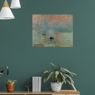 Claude Monet- Impressionism, Soluppgång, Poster