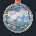 Claude Monet Impressionist Vatten Lillies Painting Julgransprydnad Metall<br><div class="desc">Tryckmålning i landskapet av Claude Monet - Klassiska mästerverk - Claude Monets pressionistiska målningsserie - Claude Monet Impressionist Vatten Lillies Painting</div>