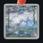 Claude Monet Impressionist Vatten Lillies Painting Julgransprydnad Metall<br><div class="desc">Tryckmålning i landskapet av Claude Monet - Klassiska mästerverk - Claude Monets pressionistiska målningsserie - Claude Monet Impressionist Vatten Lillies Painting</div>