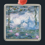 Claude Monet Impressionist Vatten Lillies Painting Julgransprydnad Metall<br><div class="desc">Tryckmålning i landskapet av Claude Monet - Klassiska mästerverk - Claude Monets pressionistiska målningsserie - Claude Monet Impressionist Vatten Lillies Painting</div>