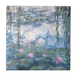 Claude Monet Impressionist Vatten Lillies Painting Kakelplatta<br><div class="desc">Tryckmålning i landskapet av Claude Monet - Klassiska mästerverk - Claude Monets pressionistiska målningsserie - Claude Monet Impressionist Vatten Lillies Painting</div>